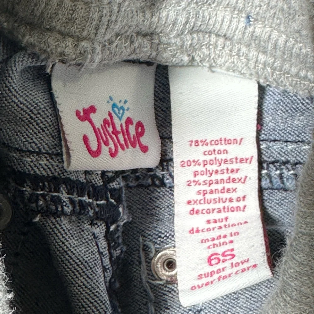 Kids Denim Jeans Justice wonder nation child size 6‎ pants